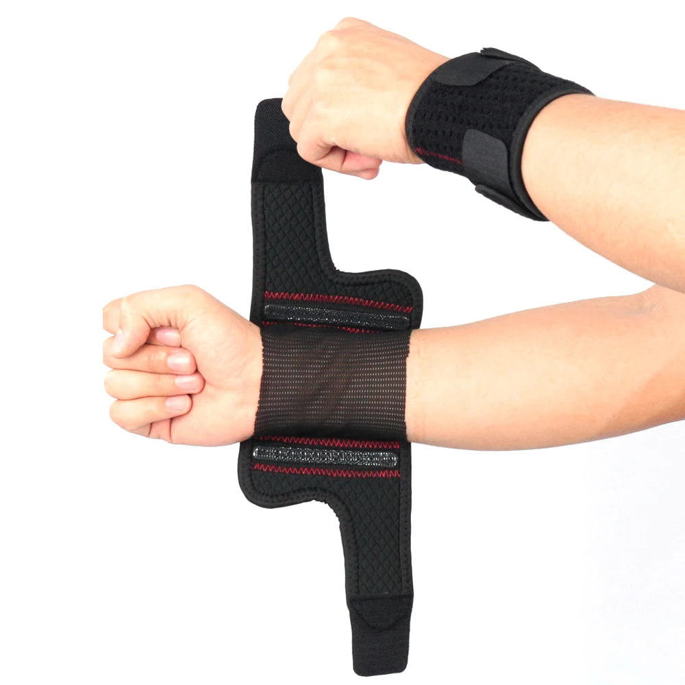 Muñequeras para el túnel carpiano con soporte de resorte de aluminio. Alivia el dolor y el hormigueo de la tendinitis