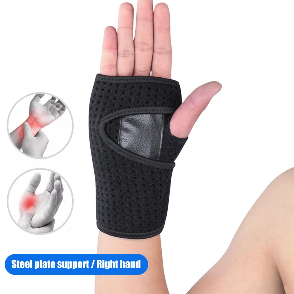 Muñequera para soporte de la mano, férula ajustable para la muñeca y el síndrome del túnel carpiano