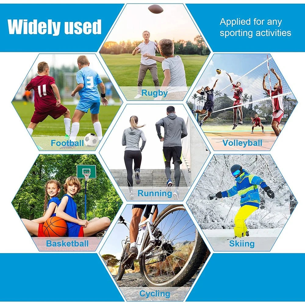 Mangas de compresión deportivas antideslizantes para el codo. Ideales para pádel, baloncesto, fútbol, voleibol, tenis y golf.