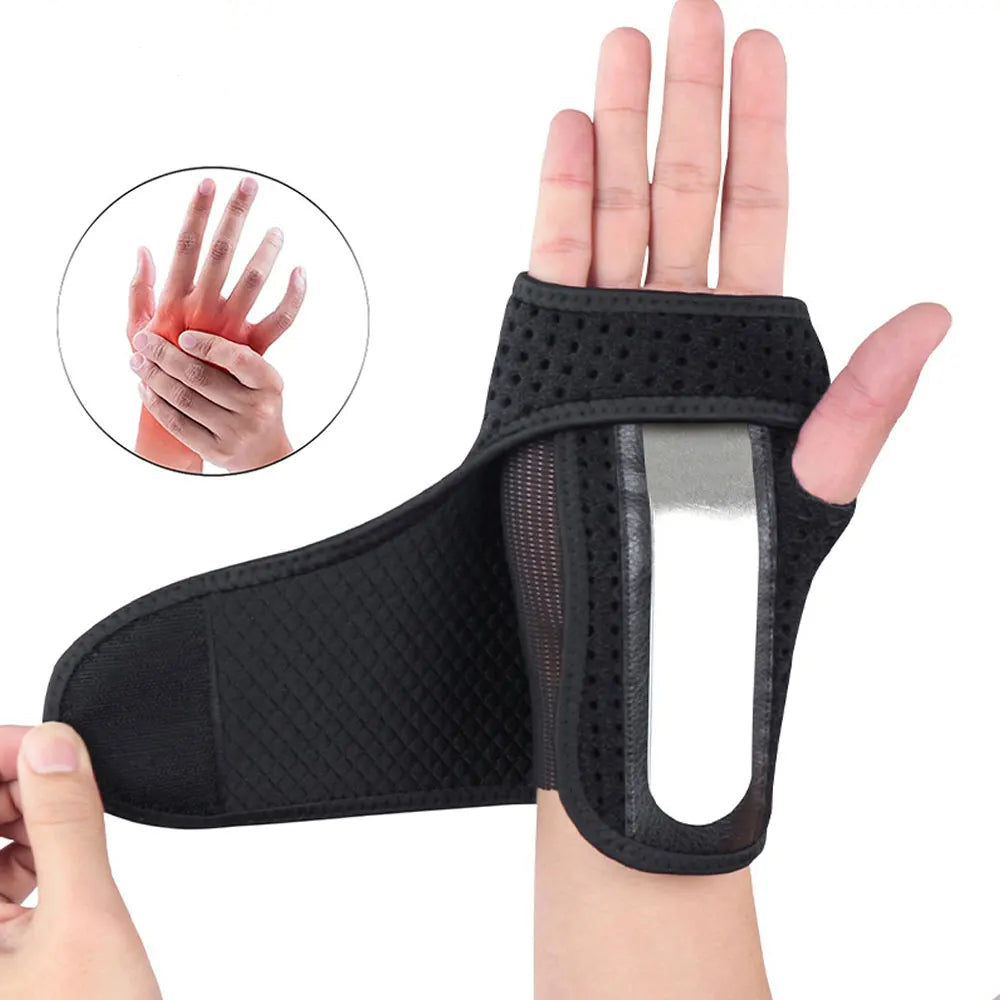 Muñequera para soporte de la mano, férula ajustable para la muñeca y el síndrome del túnel carpiano