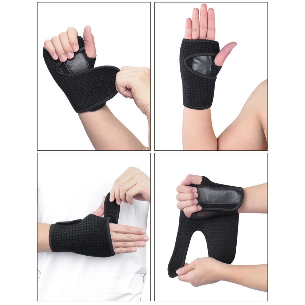Muñequera para soporte de la mano, férula ajustable para la muñeca y el síndrome del túnel carpiano