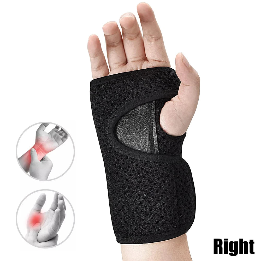 Muñequera para soporte de la mano, férula ajustable para la muñeca y el síndrome del túnel carpiano