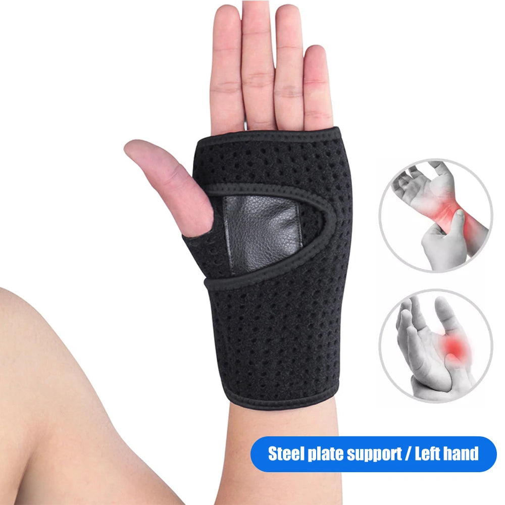 Muñequera para soporte de la mano, férula ajustable para la muñeca y el síndrome del túnel carpiano