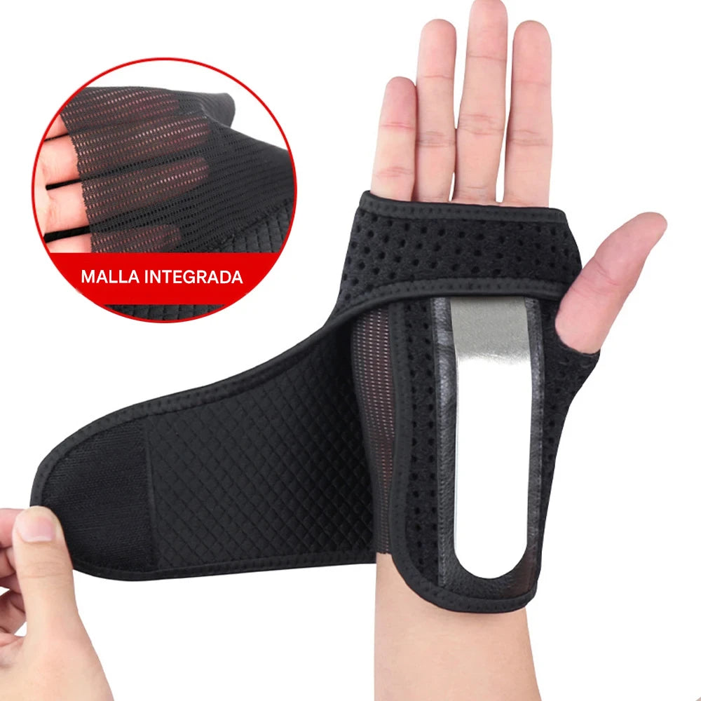 Muñequera para soporte de la mano, férula ajustable para la muñeca y el síndrome del túnel carpiano